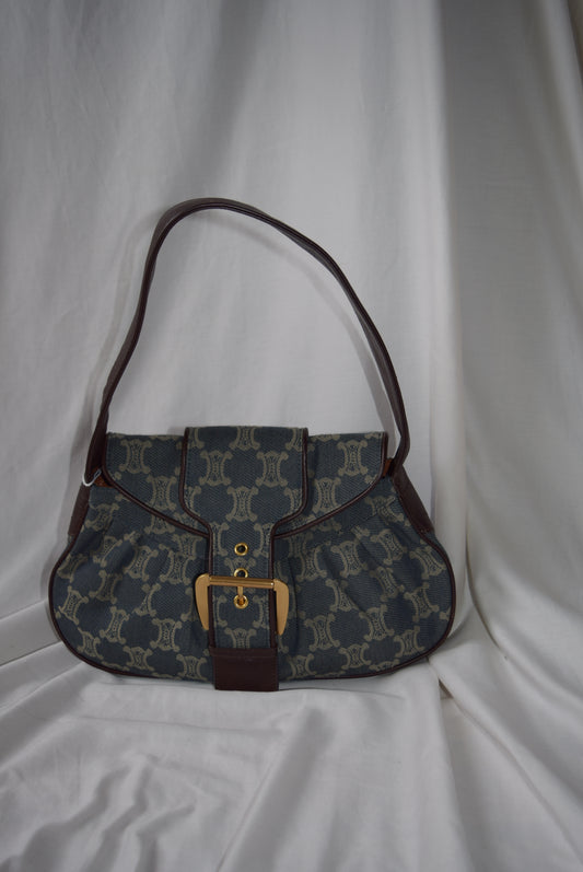 Celine Denim Shoulder Bag