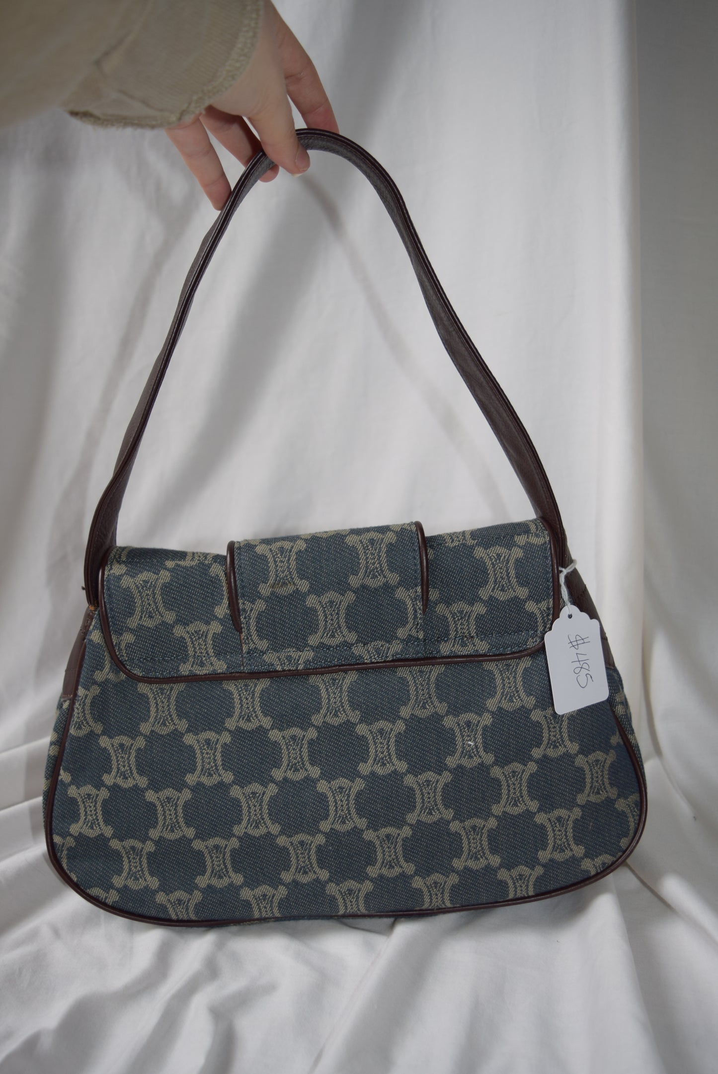 Celine Denim Shoulder Bag