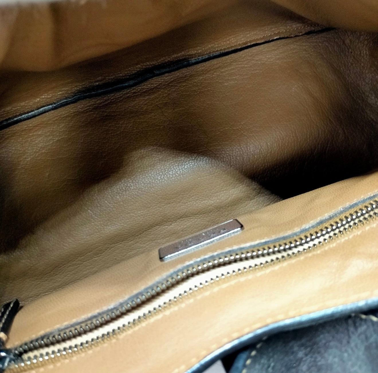 Prada Brown Leather Shoulder Bag