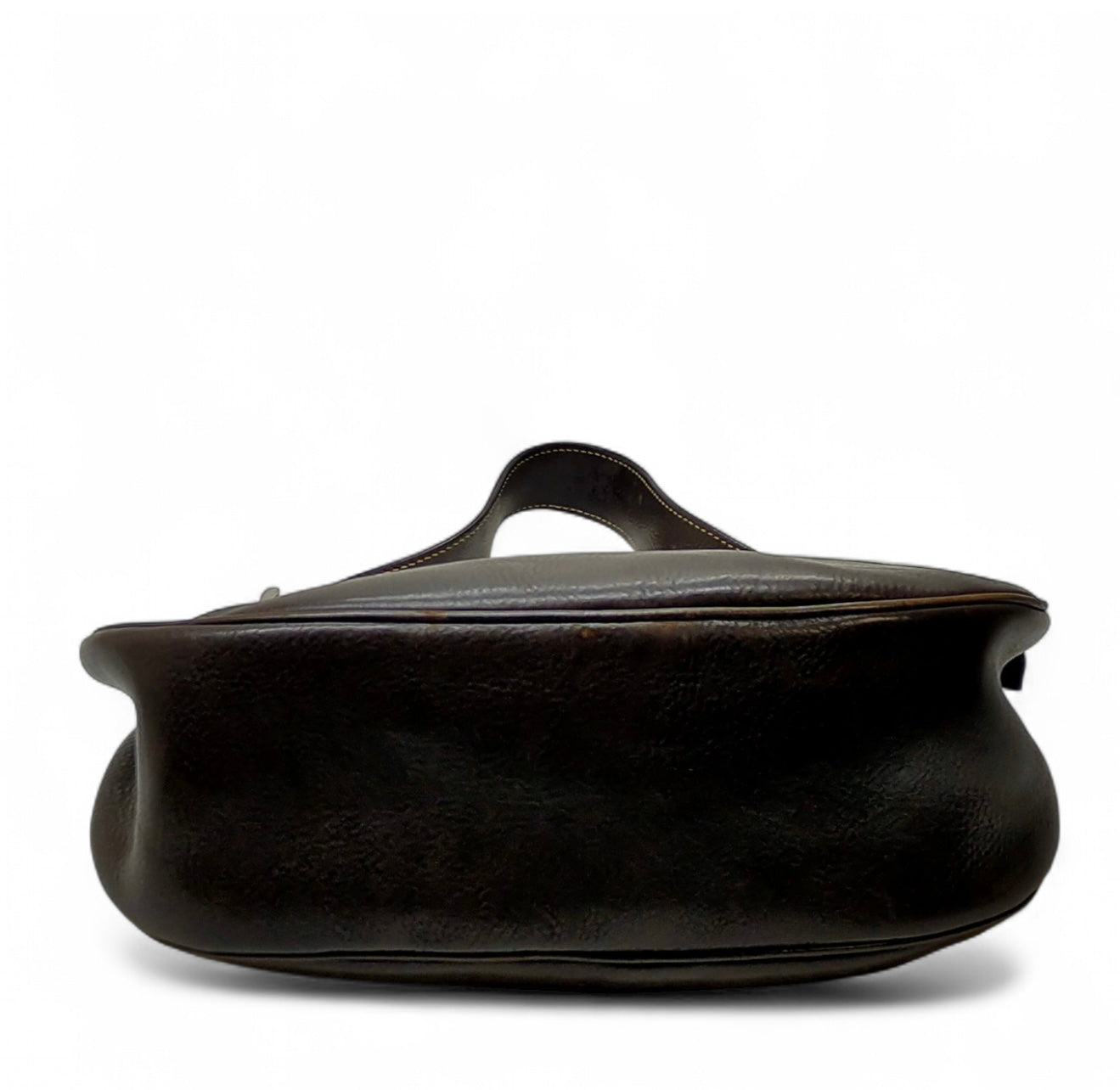 Prada Brown Leather Shoulder Bag