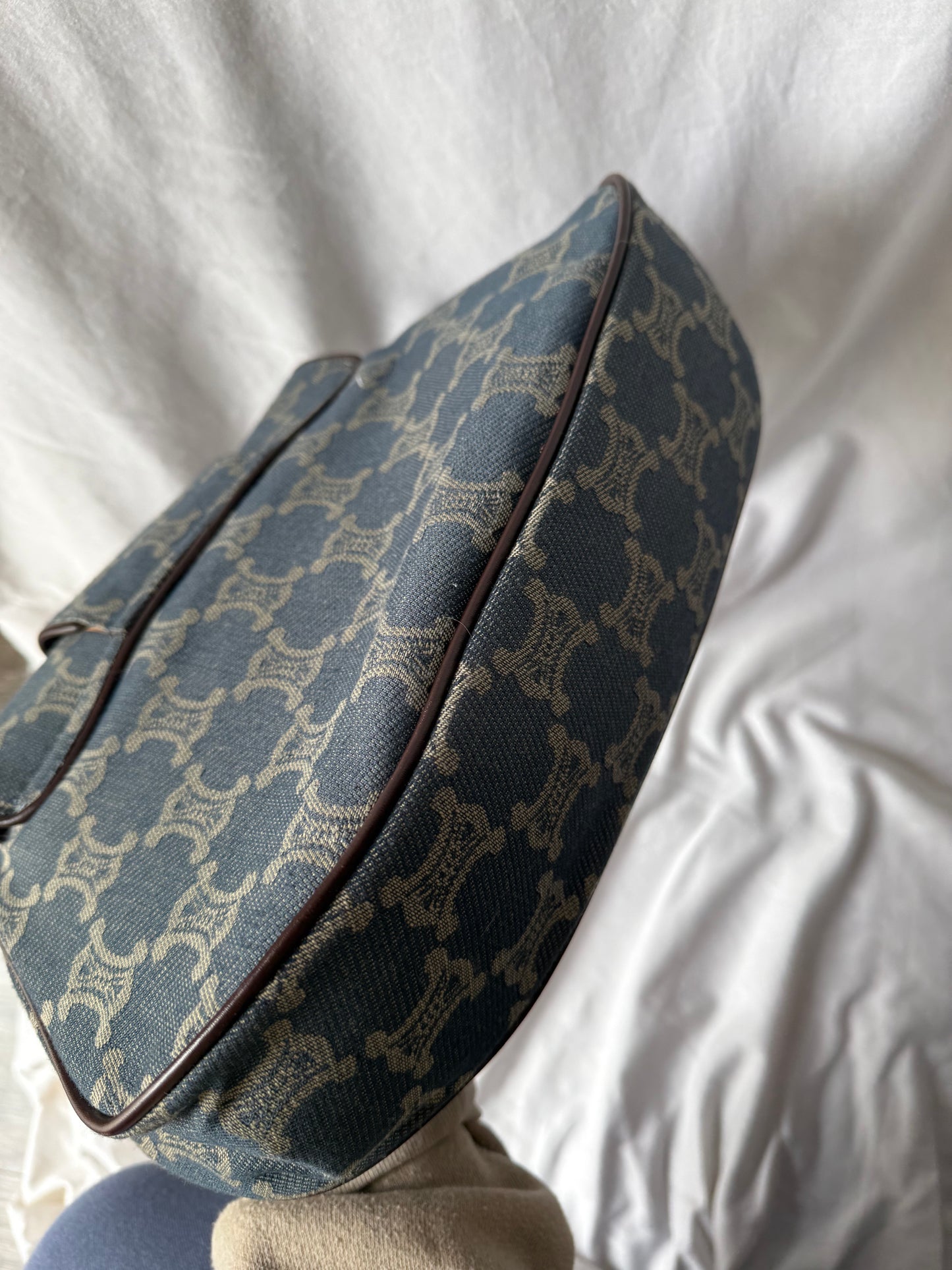 Celine Denim Shoulder Bag