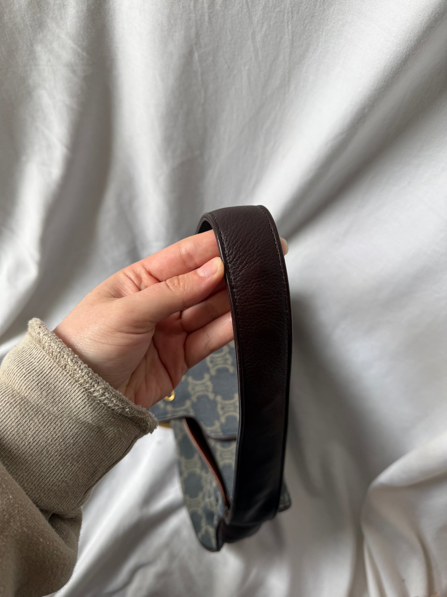 Celine Denim Shoulder Bag